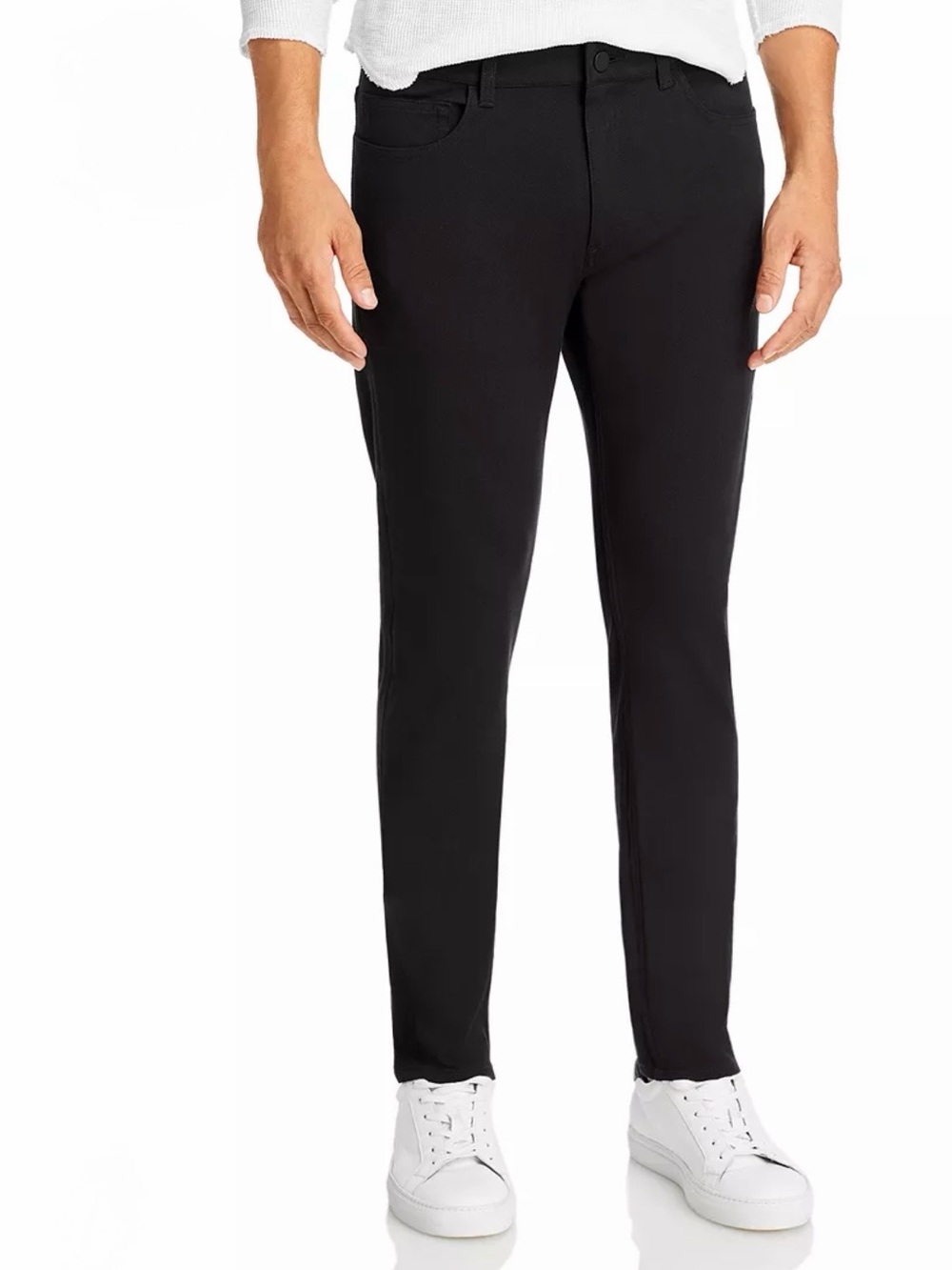 THEORY Raffi Slim Fit Pants Black Neoteric Twill Size 32 (32x28) WORN ONCE $195 - Picture 1 of 9